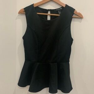 Forever 21 black top, Size Small